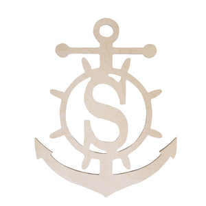 Anchor Wood Monogram