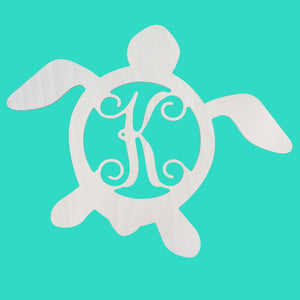 Turtle Wood Monogram