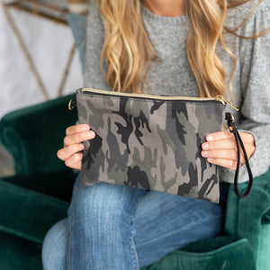 Black Camo Hayley Purse