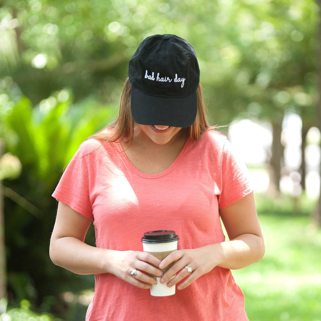 Black Bad Hair Day Cap