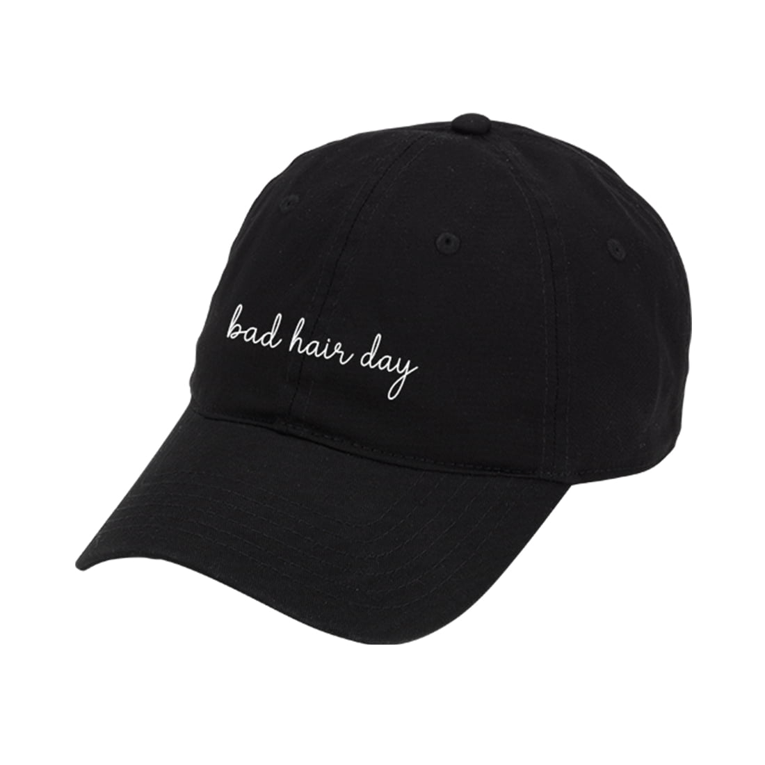 Black Bad Hair Day Cap