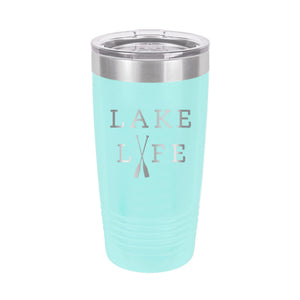 Lake Life Teal 20oz Insulated Tumbler