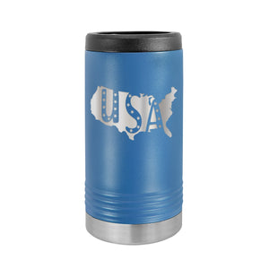 America Royal Blue Slim Can Beverage Holder