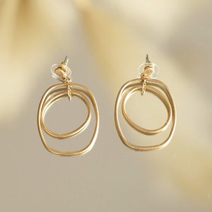 Gold Stella Earrings