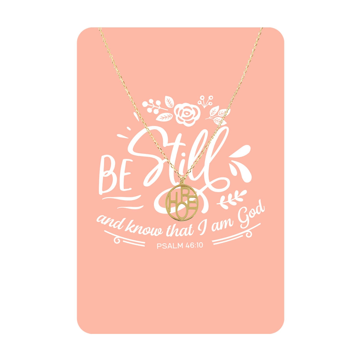 Be Still and Know that I am God Keepsake Card