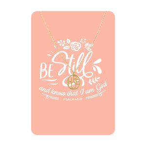 Be Still and Know that I am God Keepsake Card