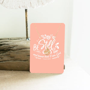 Be Still and Know that I am God Keepsake Card