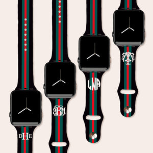 Designer Stripe Watch Band